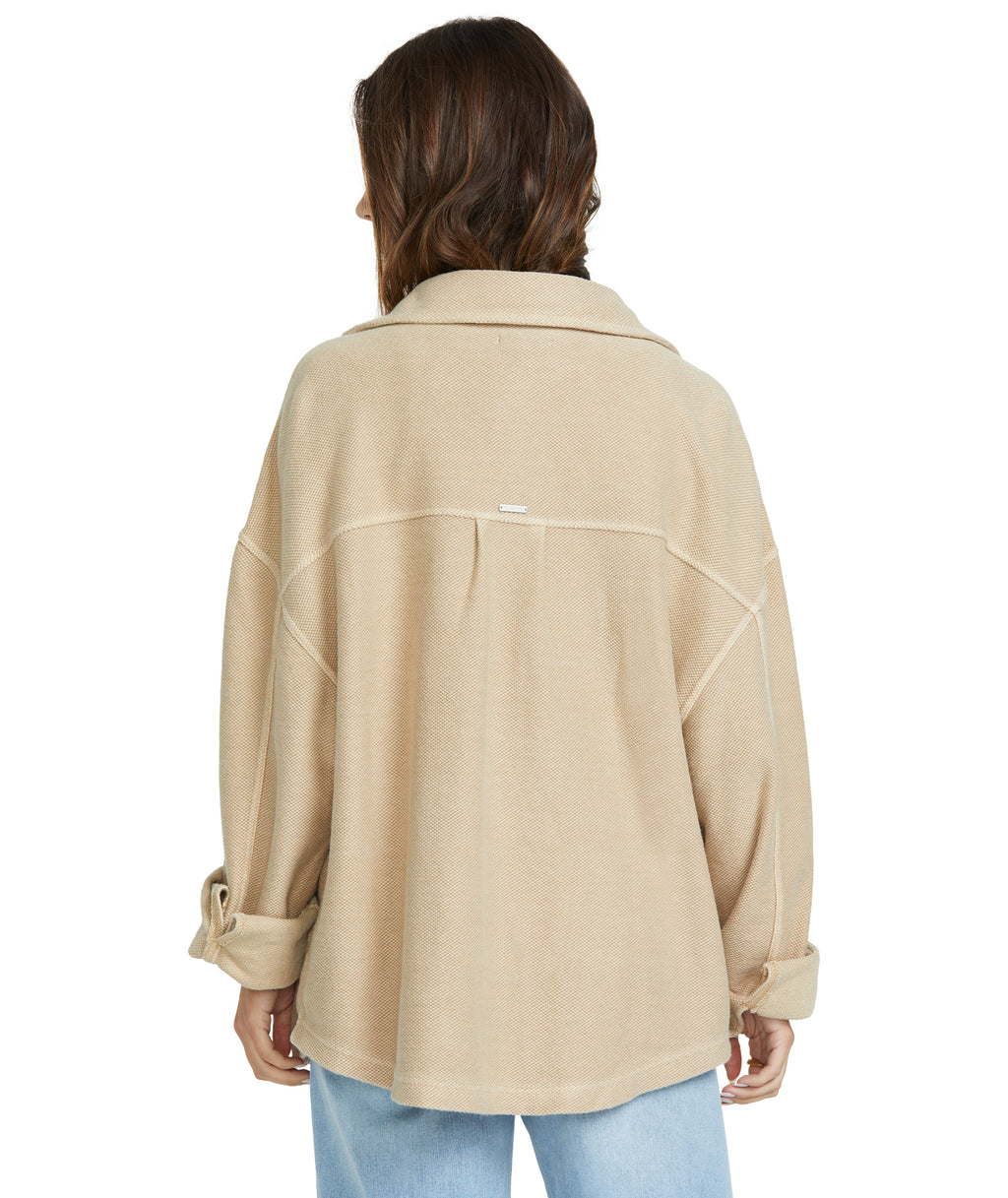 Billabong Everytime Shacket in KHAKI