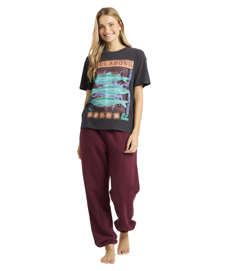 Billabong Rip Currents Tee in WASHED BLACK