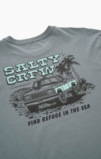 Salty Crew Truck Stop Classic Ss Tee in STORM