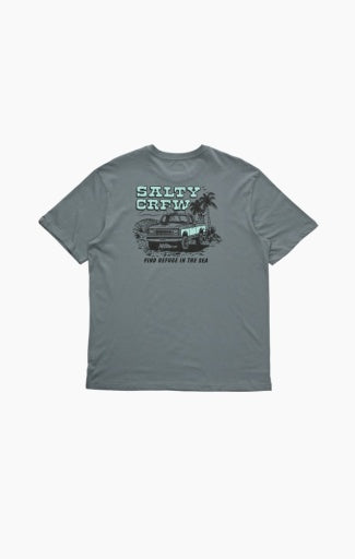 Salty Crew Truck Stop Classic Ss Tee in STORM