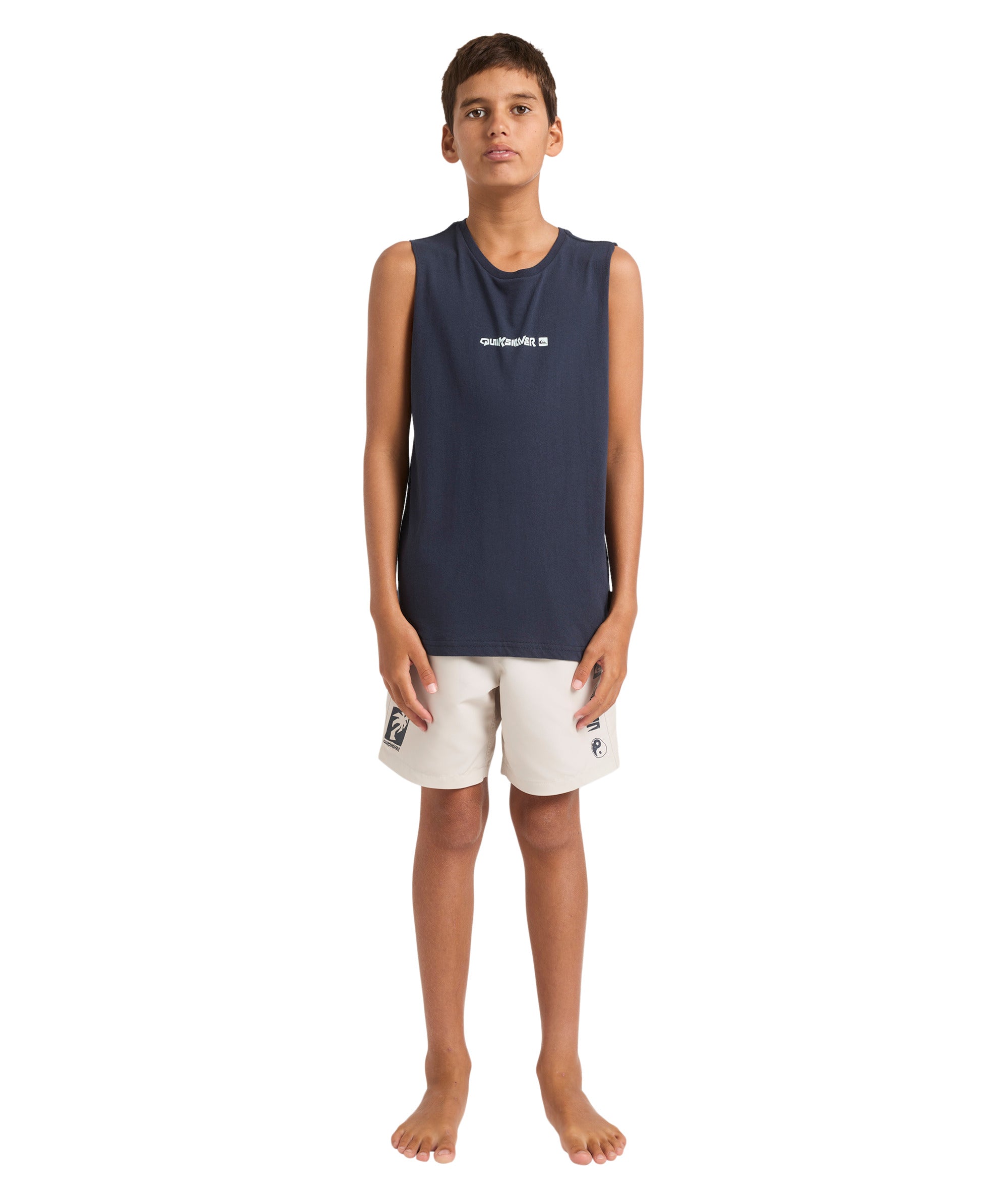 Quiksilver Next Gen Muscle Yth in DARK NAVY