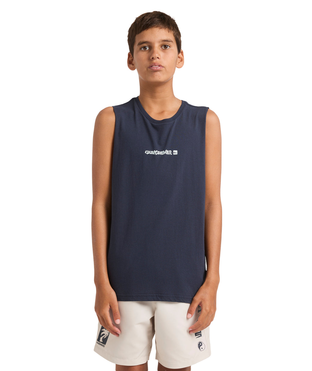 Quiksilver Next Gen Muscle Yth in DARK NAVY