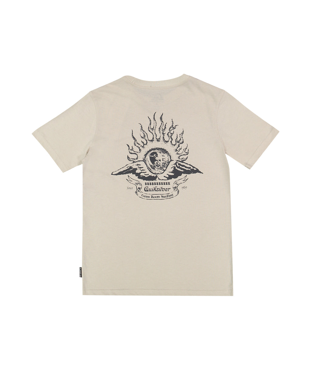 Quiksilver Interconnect Ss Yth in MOONSTRUCK