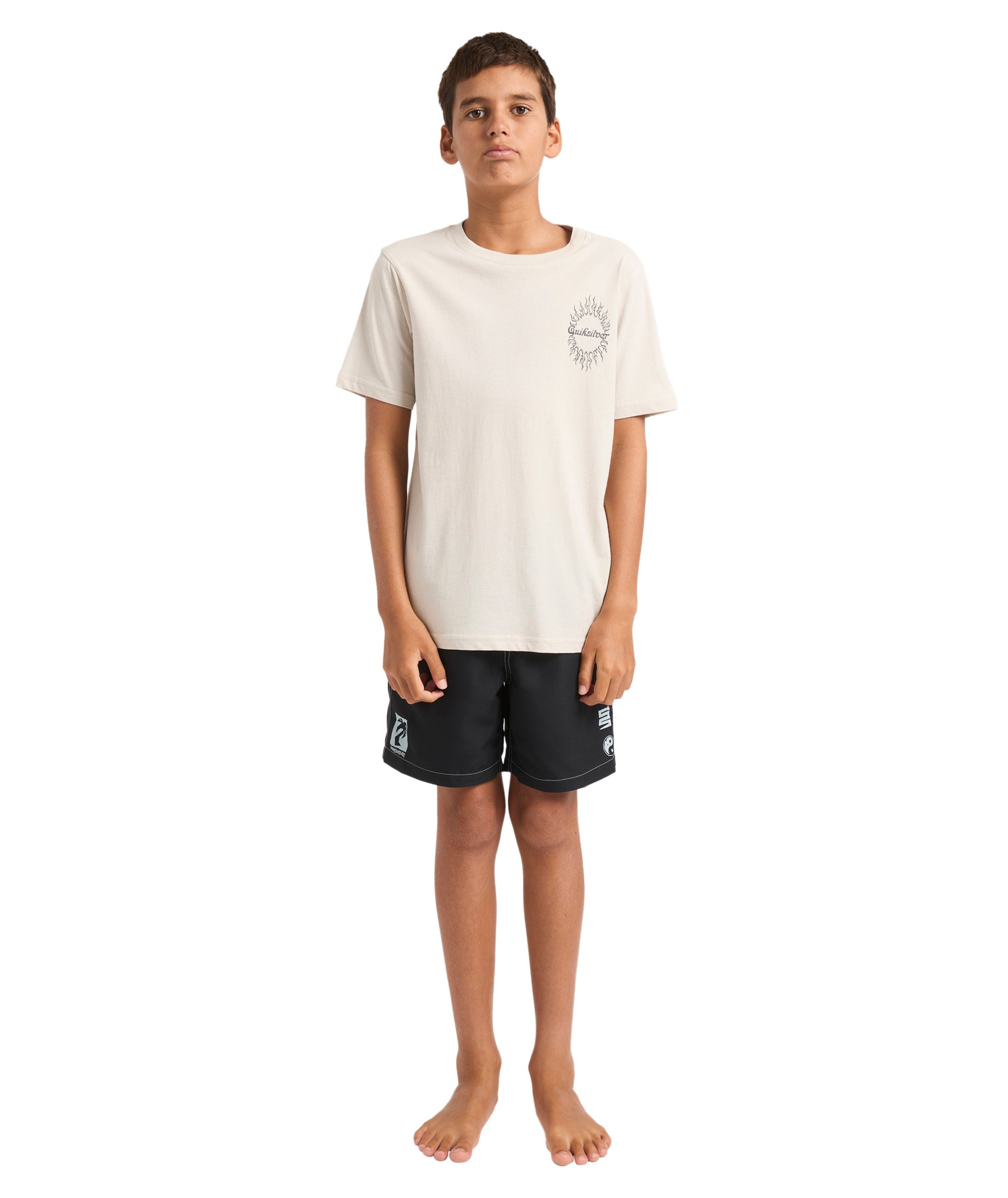 Quiksilver Interconnect Ss Yth in MOONSTRUCK