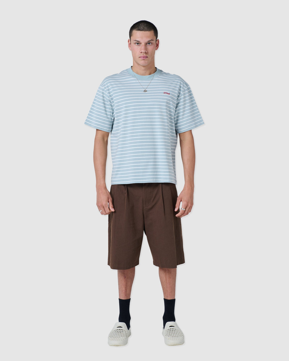 B. Cools scribe t-shirt blue stripe in Single