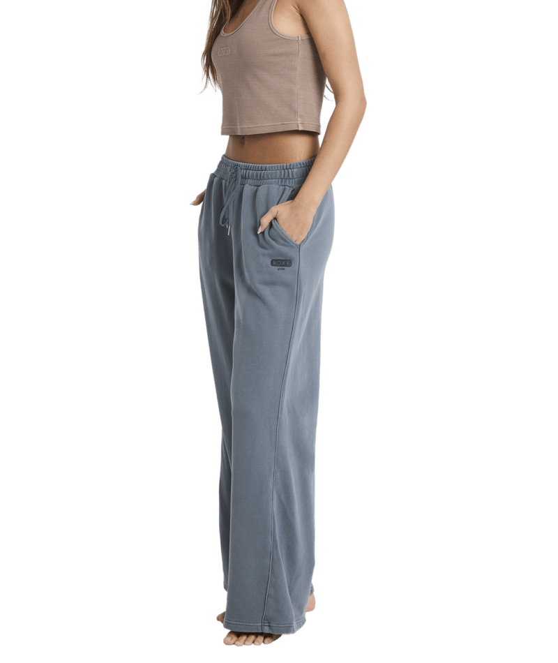 Roxy Heading Out Trackie Pant in DARK SLATE