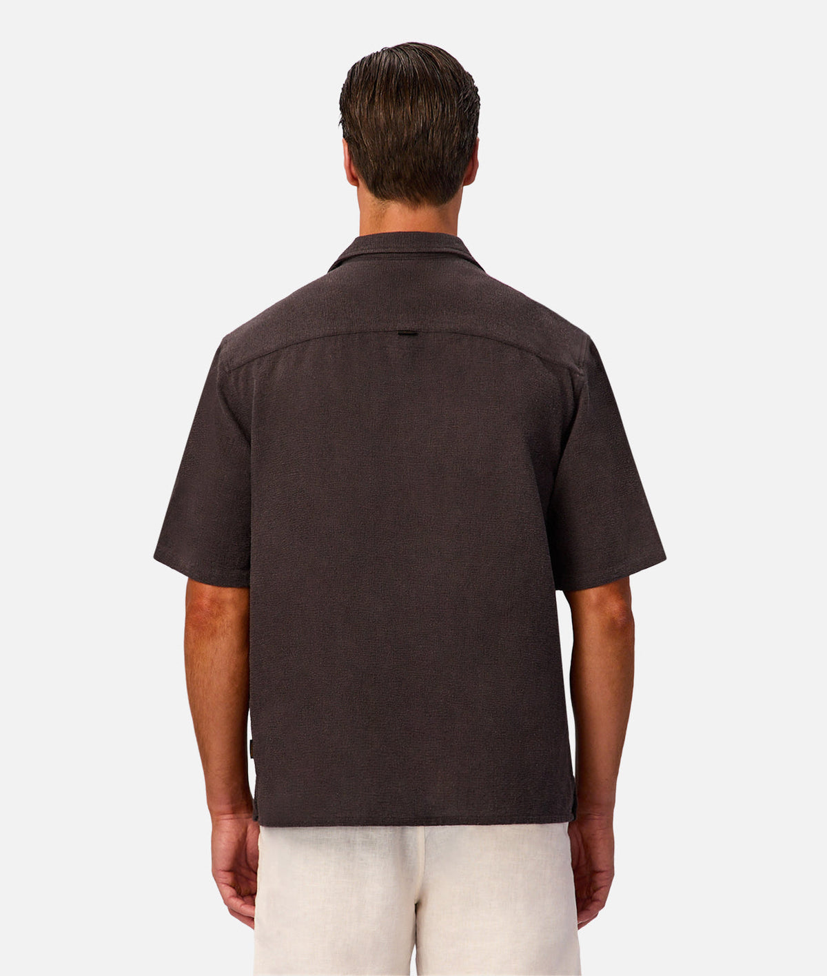 Industrie The Marbella Short Sleeve Shirt - Umber  in UMBER