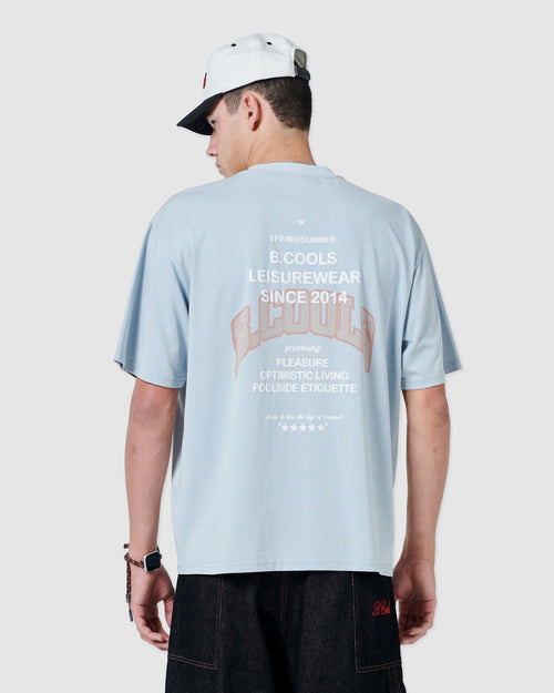 B. Cools stamp t-shirt blue in Single