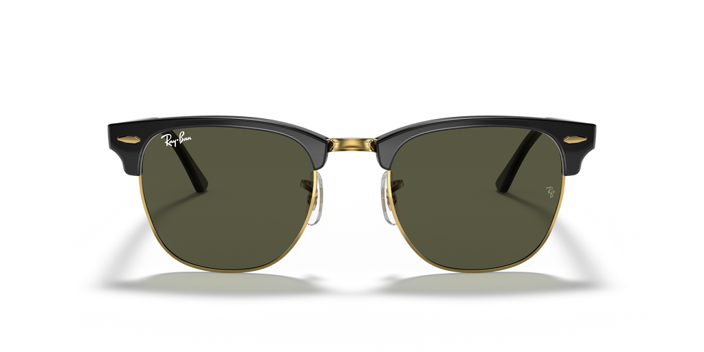 Ray-Ban® CLUBMASTER BLACK ON ARISTA G-1 in Black On Gold