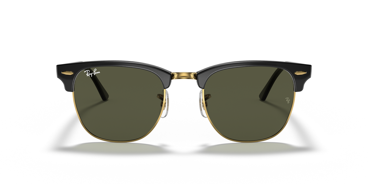 Ray-Ban® CLUBMASTER BLACK ON ARISTA G-1 in Black On Gold