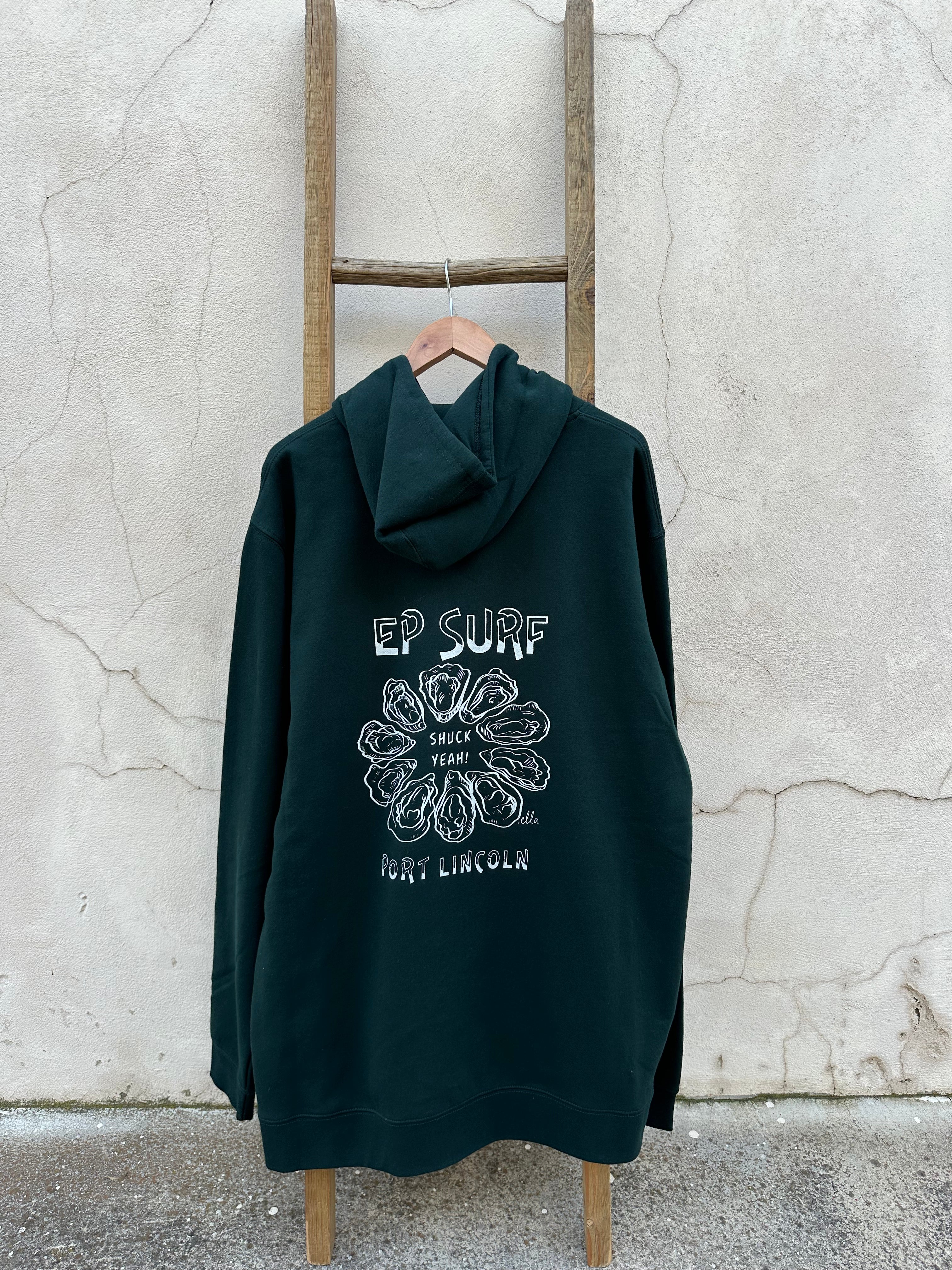 EP SURF Unisex Hoody Shuck Yeah - Pine Green
