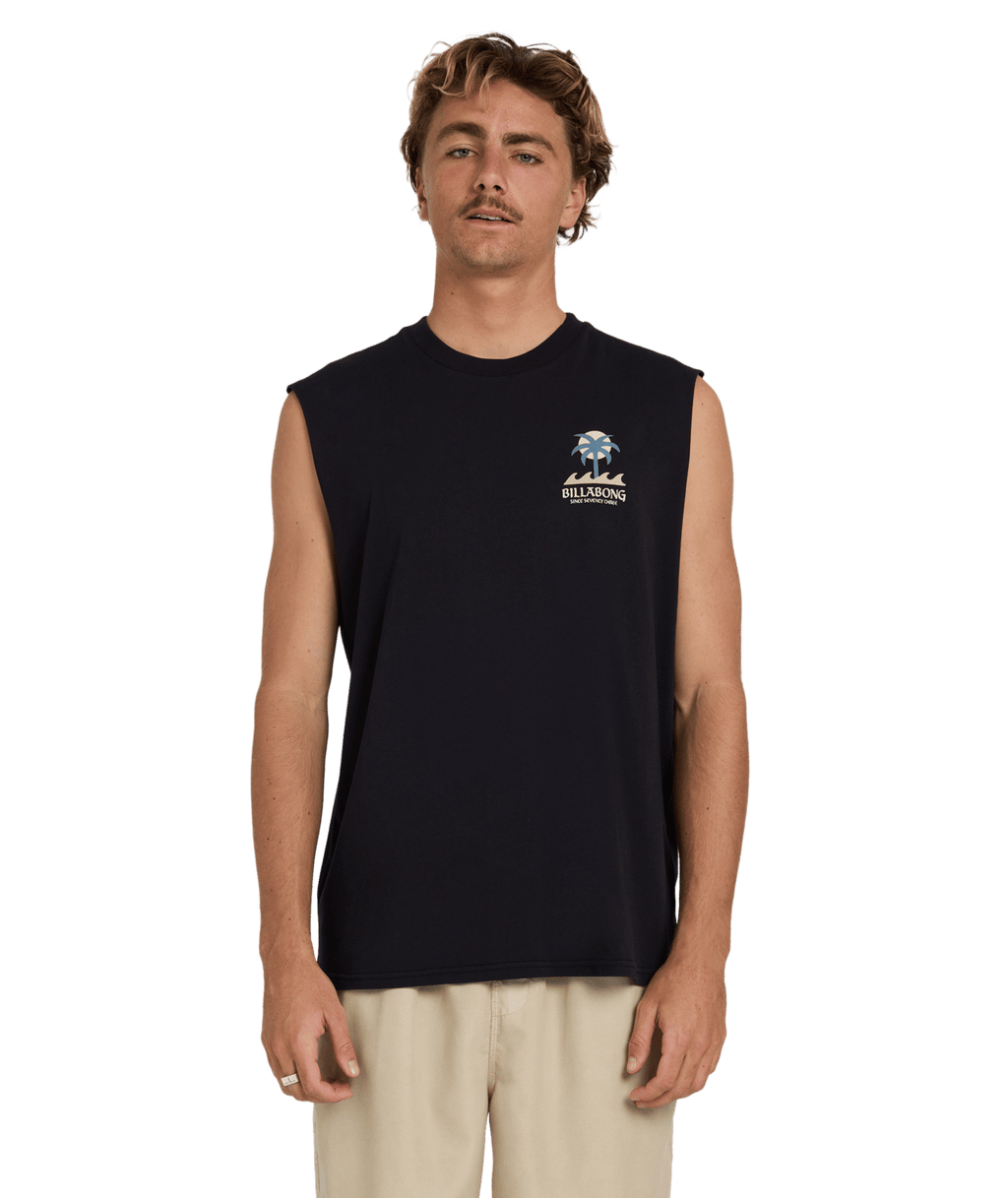 Billabong PORTAL MUSCLE in WASHED BLACK