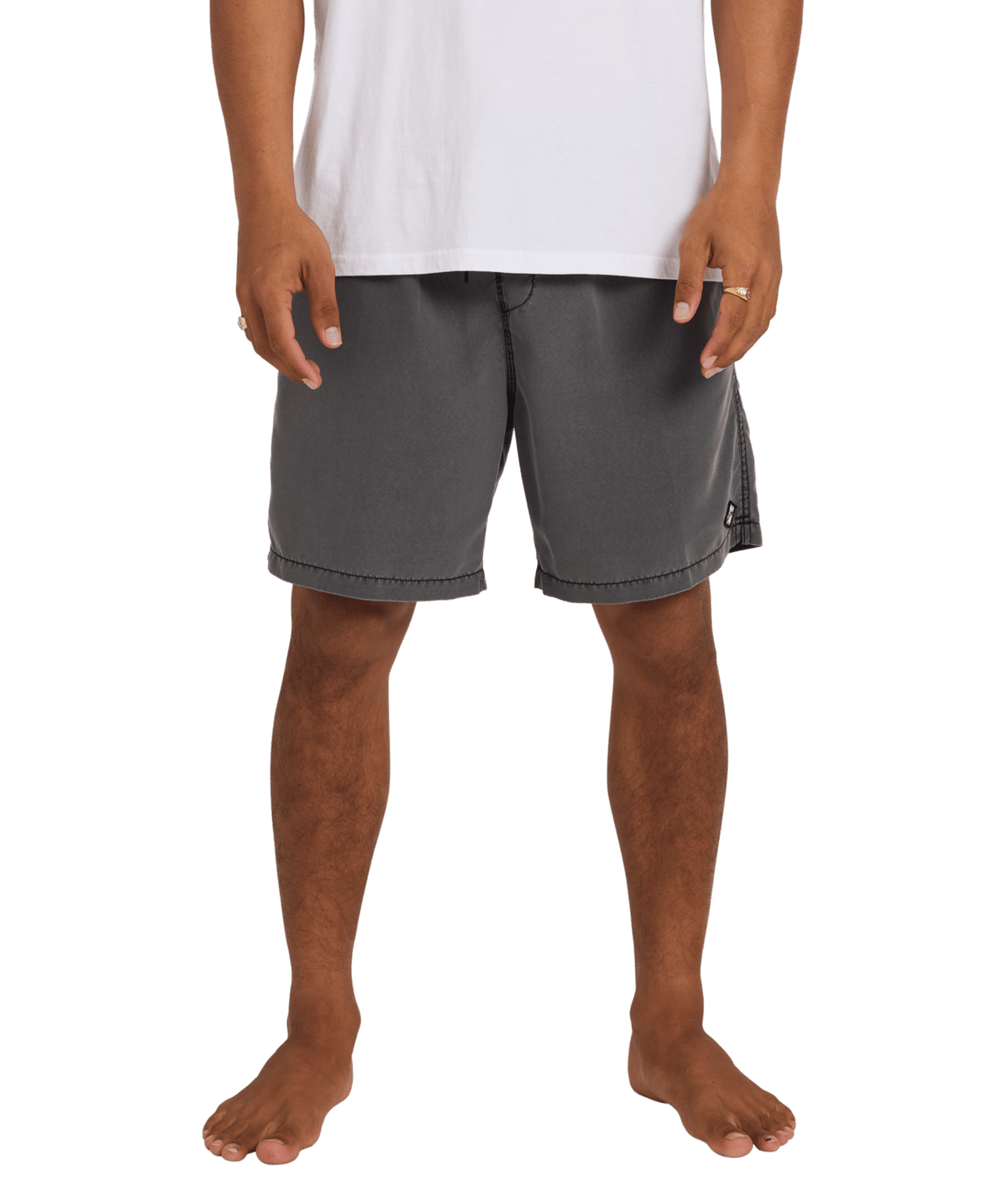 Billabong Mens All Day Overdye Layback 17" Boardshorts in Black