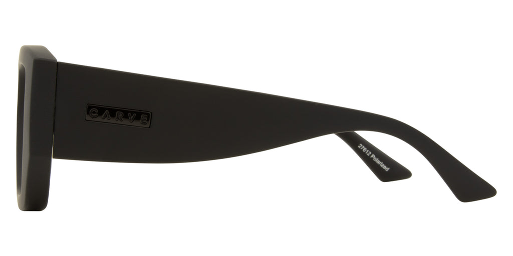 Carve Catapult - Matt Black Frame with Brown Polarized Lens in Single