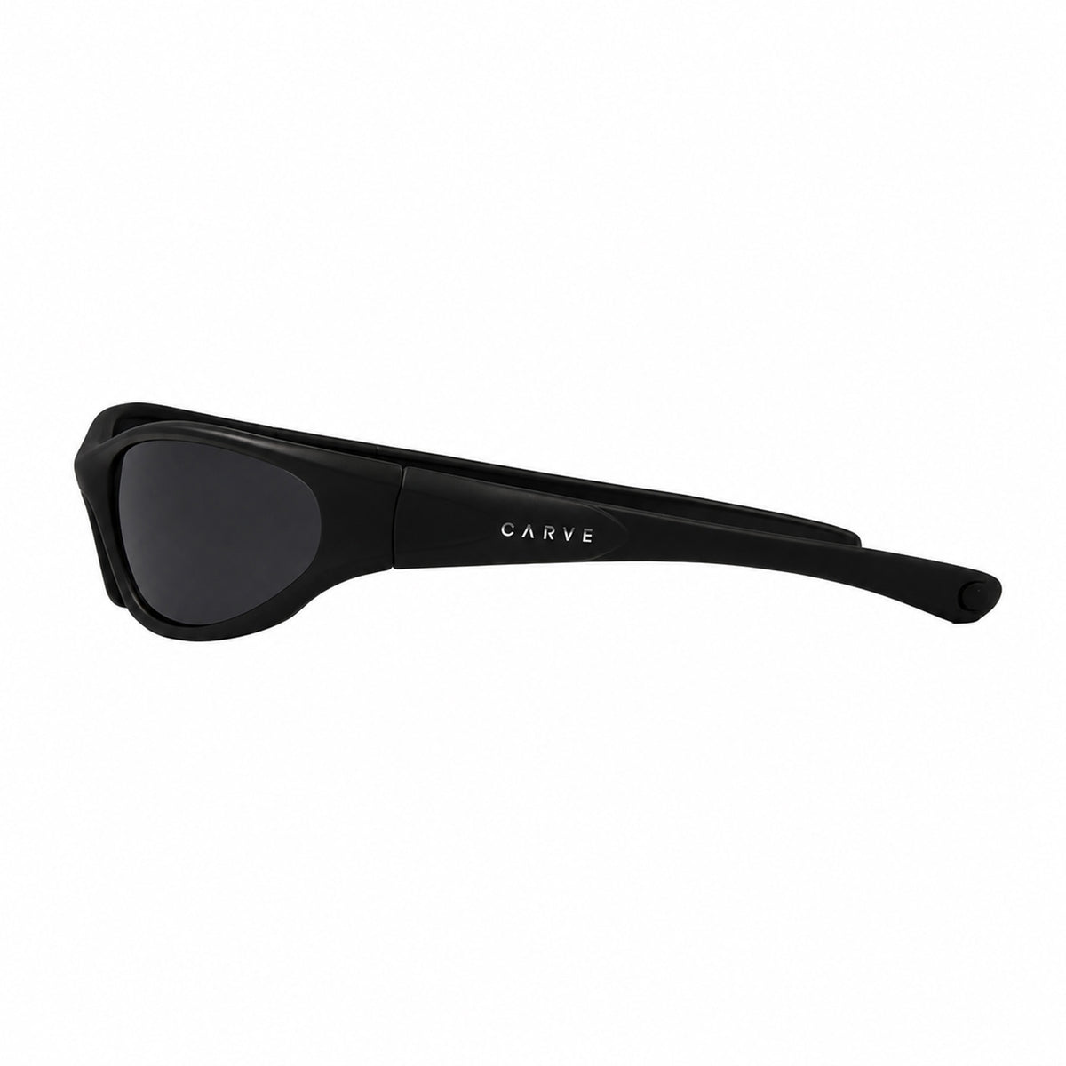 Carve VERT - MATTE BLACK FRAME, GREY POLARIZED LENS in Single
