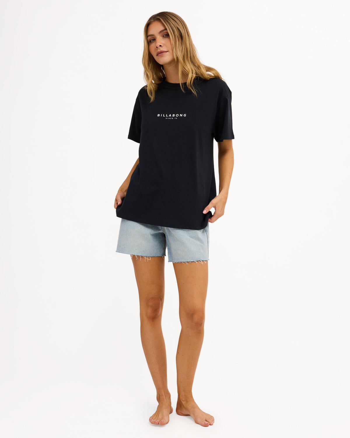 Billabong Womens Pacific T-Shirt in OFF BLACK