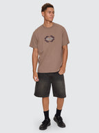 Thrills Co Wreath Of Desire Embro Merch Tee - Falcon in Falcon