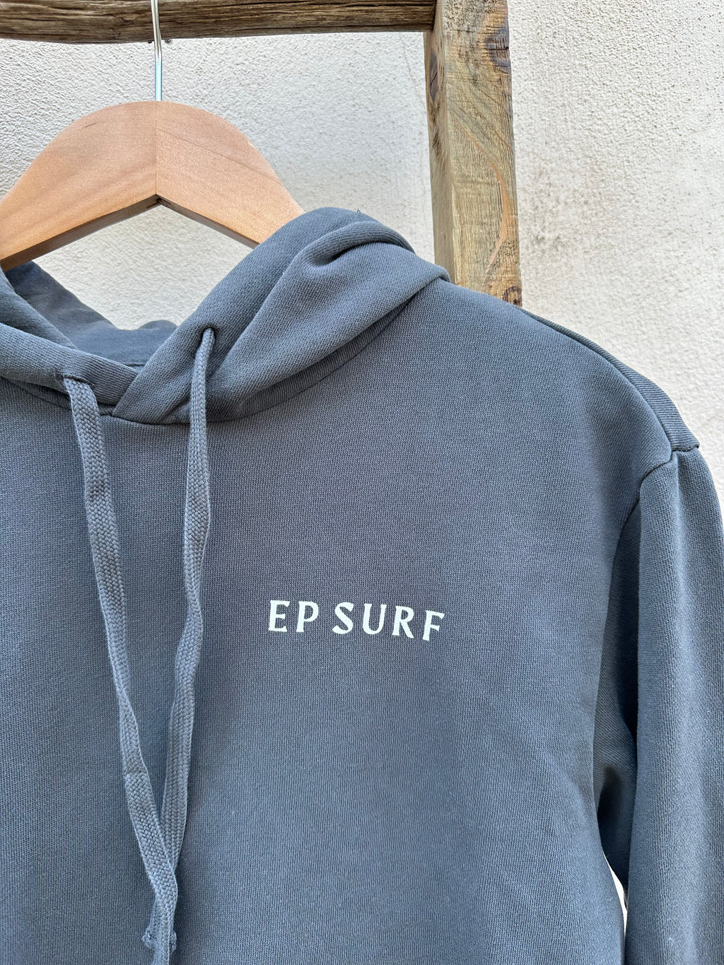 EP SURF Mens Palm Hoody - Washed Black/White