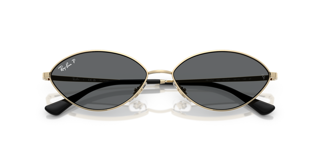 Ray-Ban® KAI PALE GOLD DARK GREY POLAR in Pale Gold