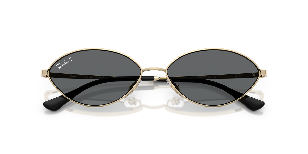 Ray-Ban® KAI PALE GOLD DARK GREY POLAR in Pale Gold