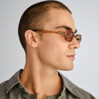 Le Specs FOUNDRY + WHISKEY in LIGHT BROWN MONO