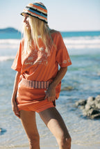 Spicy Dugong Spicy Island Tee in BURNT ORANGE in Single