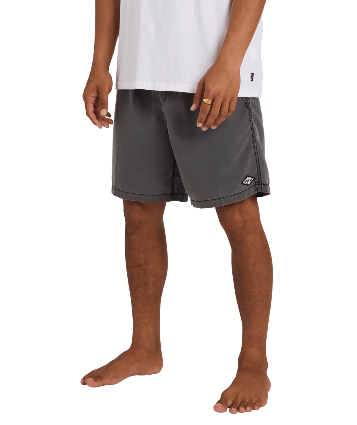 Billabong Mens All Day Overdye Layback 17" Boardshorts in Black