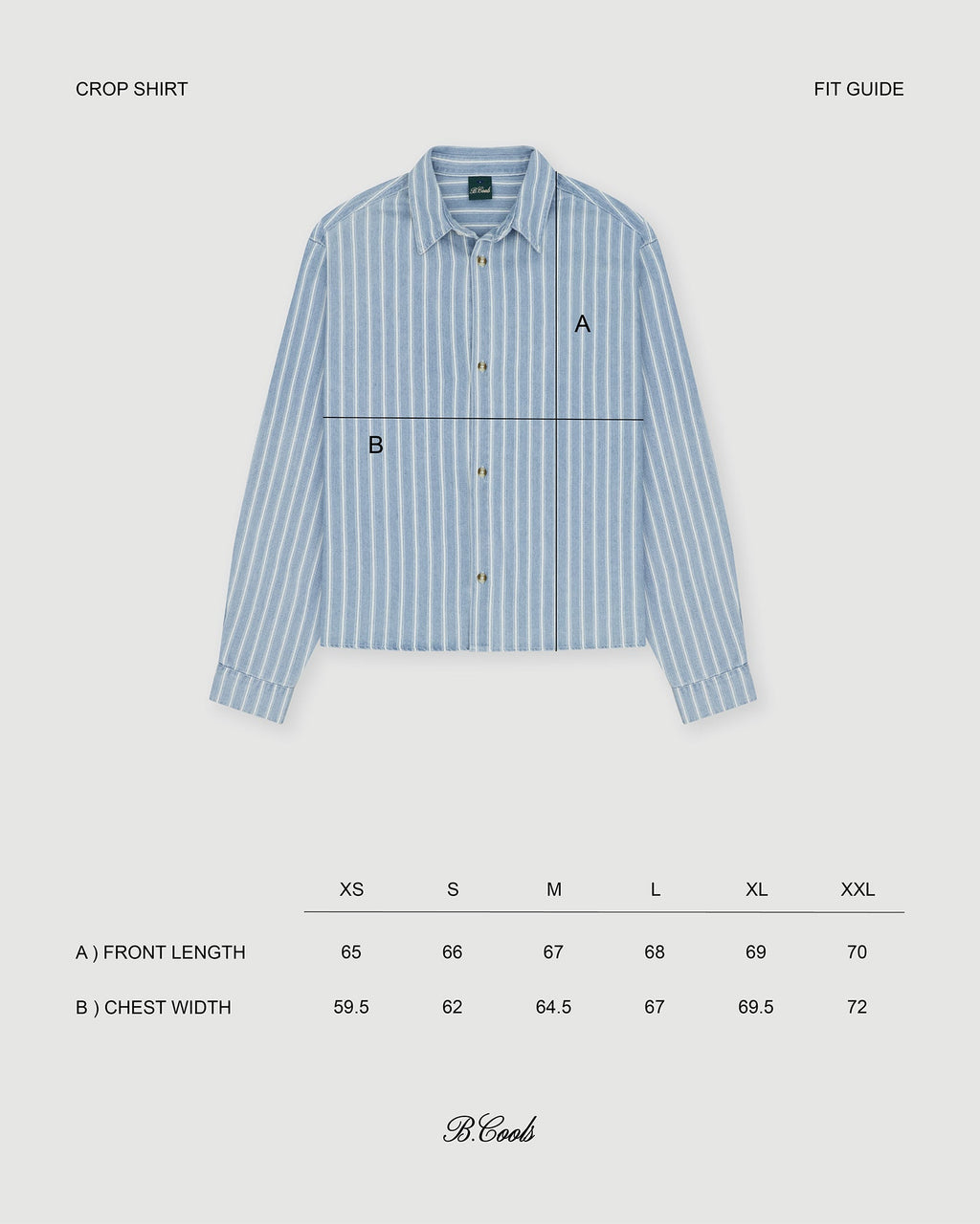 B. Cools Crop LS Shirt Blue in Single