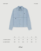 B. Cools Crop LS Shirt Blue in Single