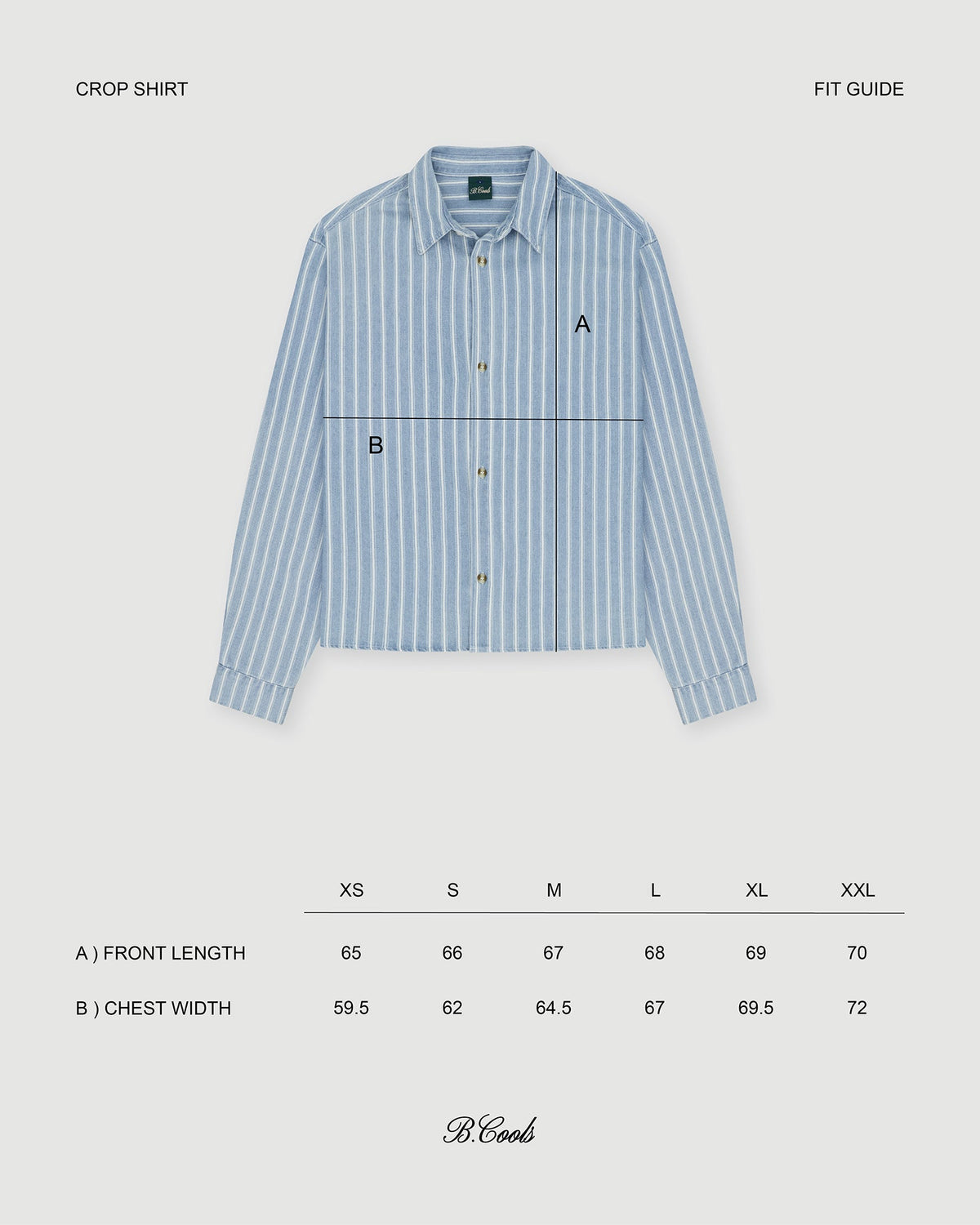 B. Cools Crop LS Shirt Blue in Single