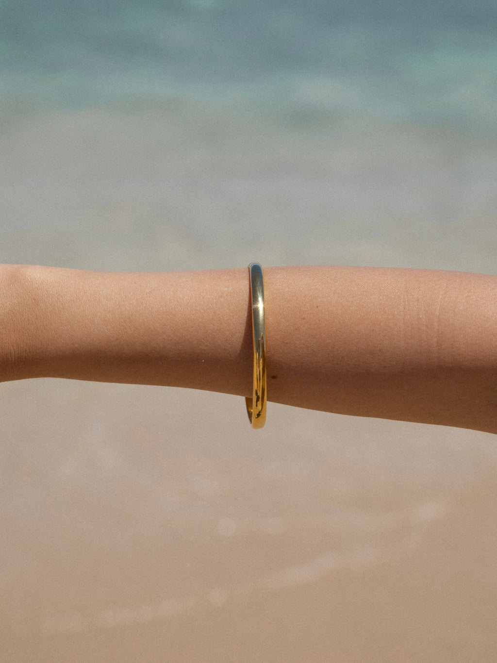 Malakai The Label Solei Bangle 18K Gold in Default Title