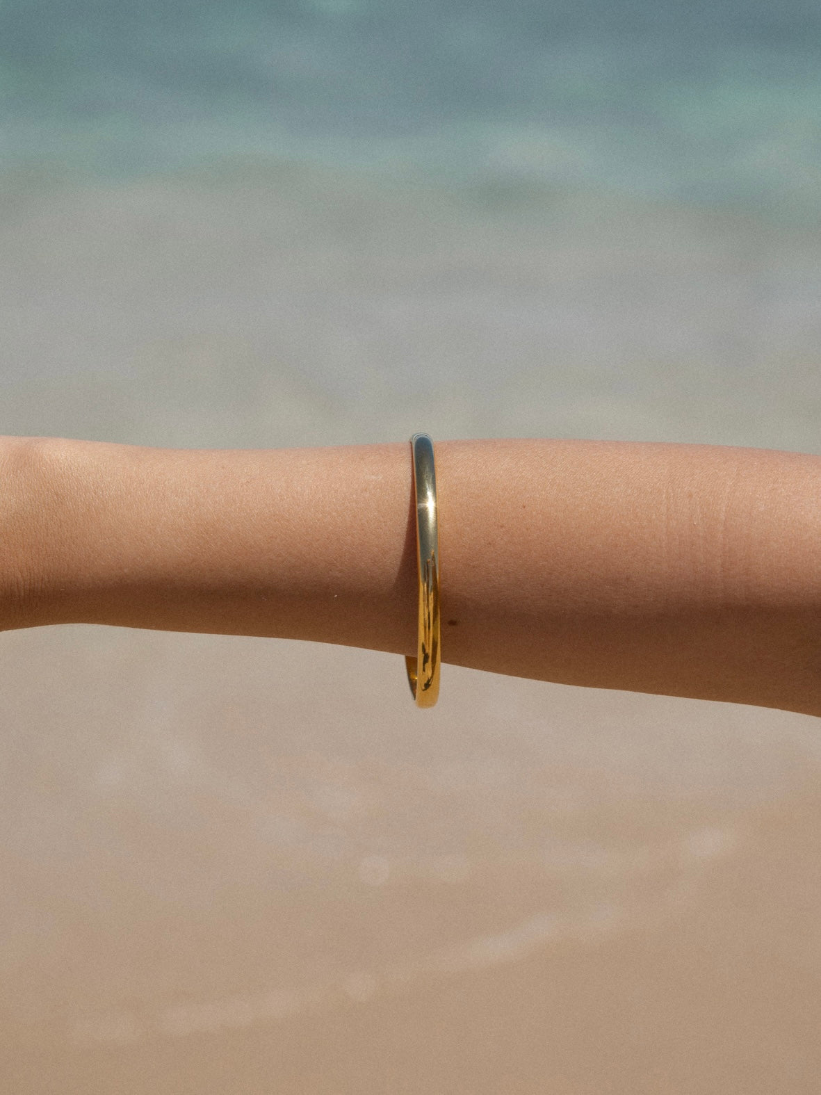 Malakai The Label Solei Bangle 18K Gold in Default Title