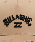 Billabong Mens Arch Flexfit 110 Snapback Cap in Khaki