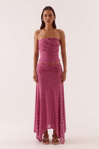 Sovere ZURI SKIRT - MAUVE in MAUVE