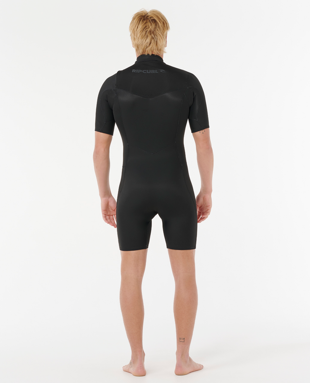 Rip Curl Mens Dawn Patrol 2/2 Chest Zip Springsuit in Black