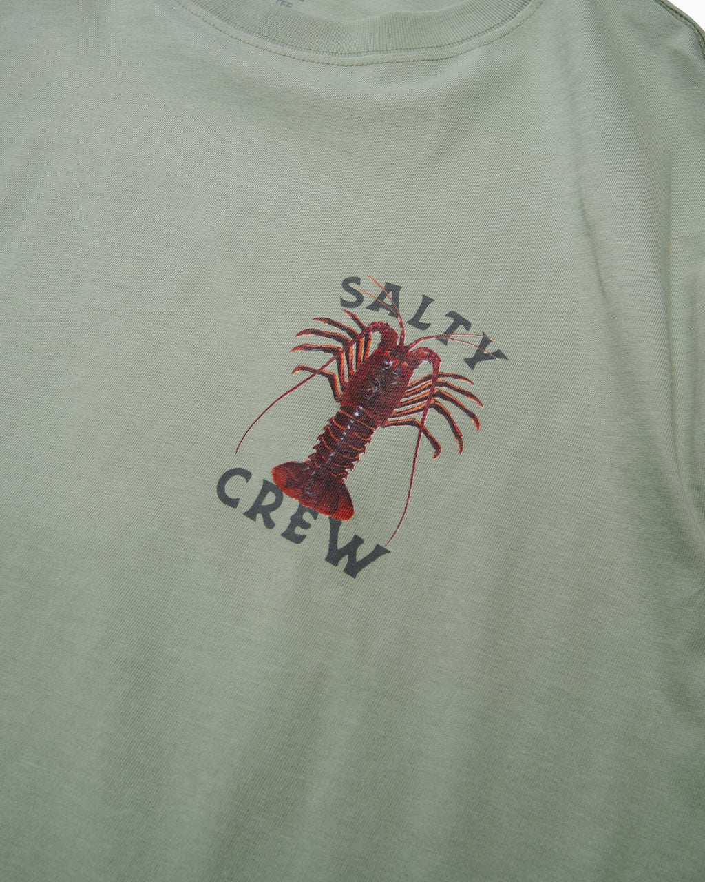 Salty Crew ROCK LOBSTER CLASSIC SS TEE in SLATE GREY