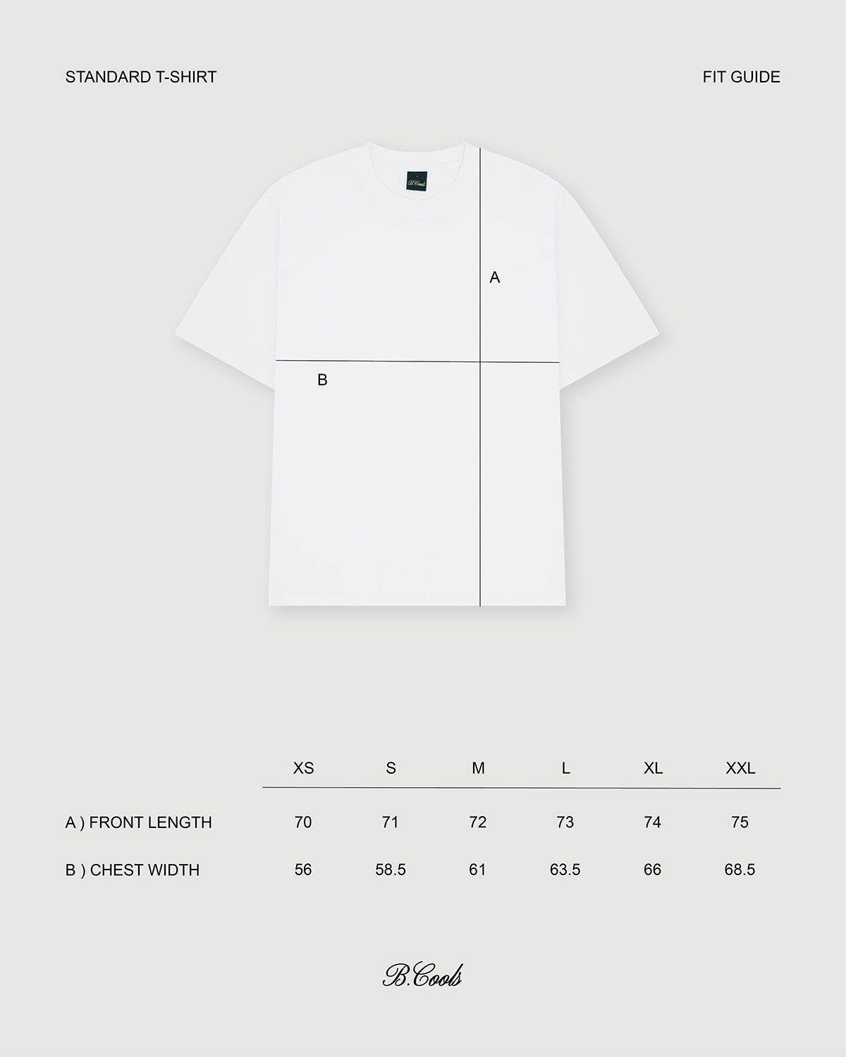 B. Cools p-star t-shirt white in Single