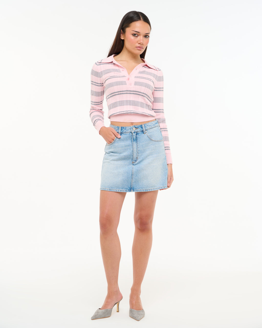 Abrand Jeans 95 Aline Skirt Karlie Rcy in KARLIE