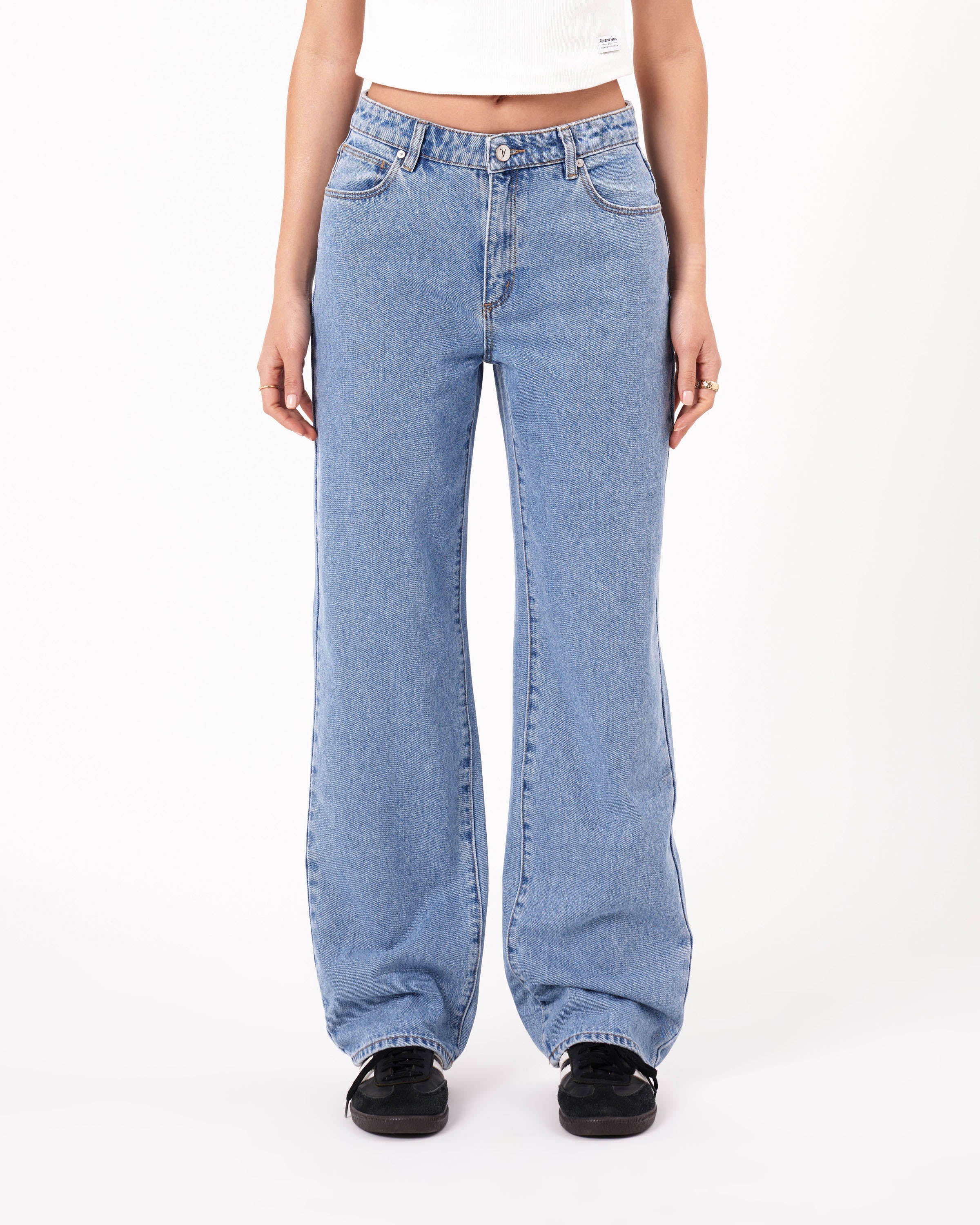 Abrand Jeans 95 Baggy Gigi in MID BLUE