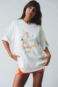 Spicy Dugong Dress For For Job You Want Tee in WHITE in Single
