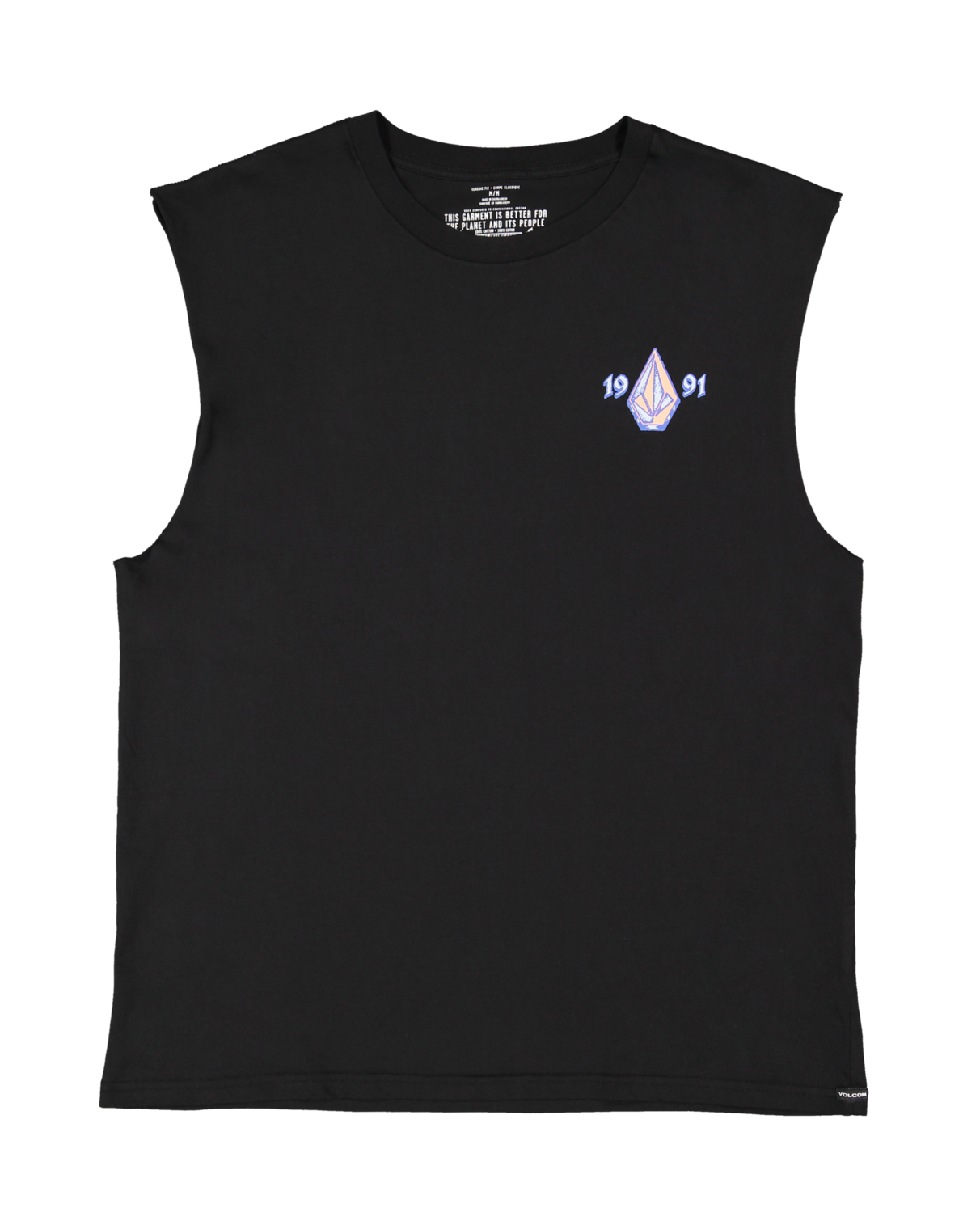 Volcom Counter Top Muscle in BLACK