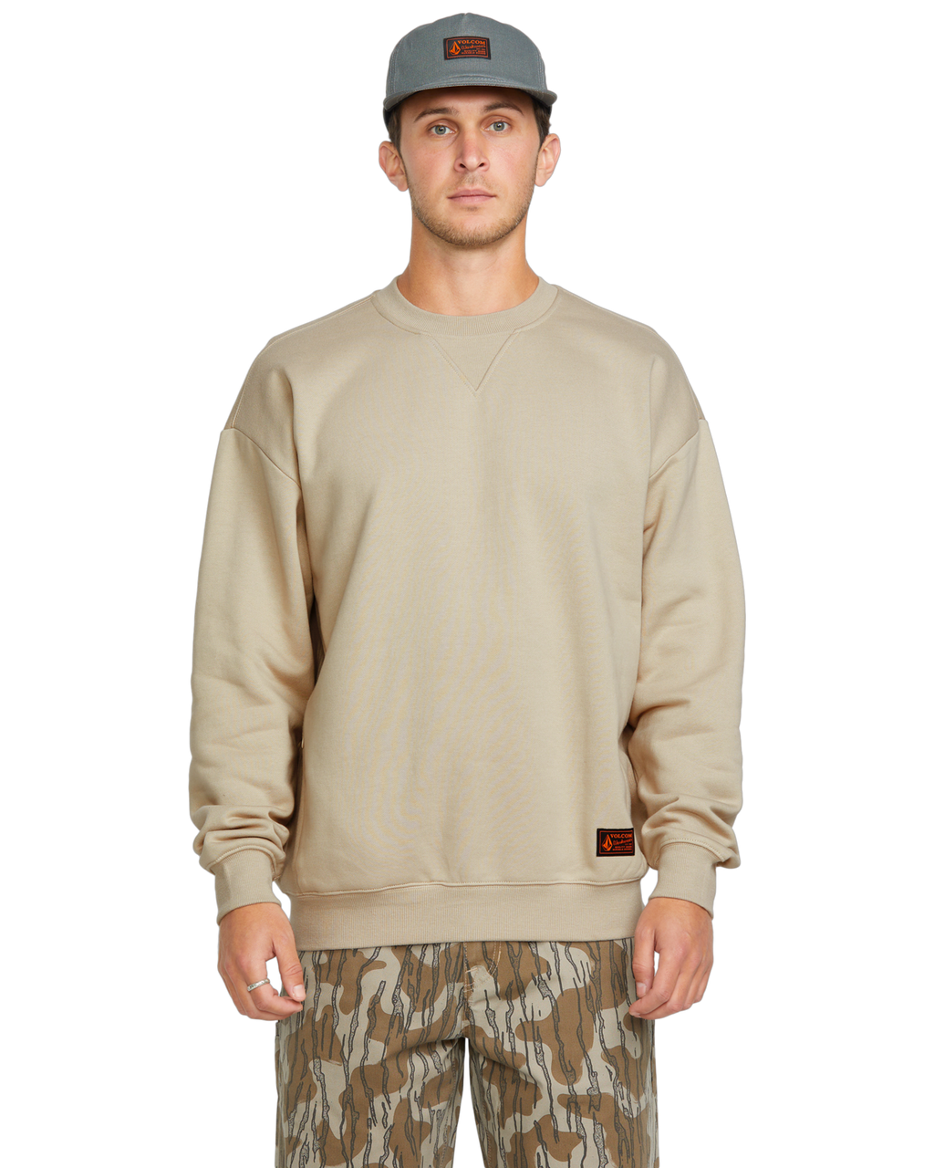 Volcom Operators Crew in LIGHT KHAKI