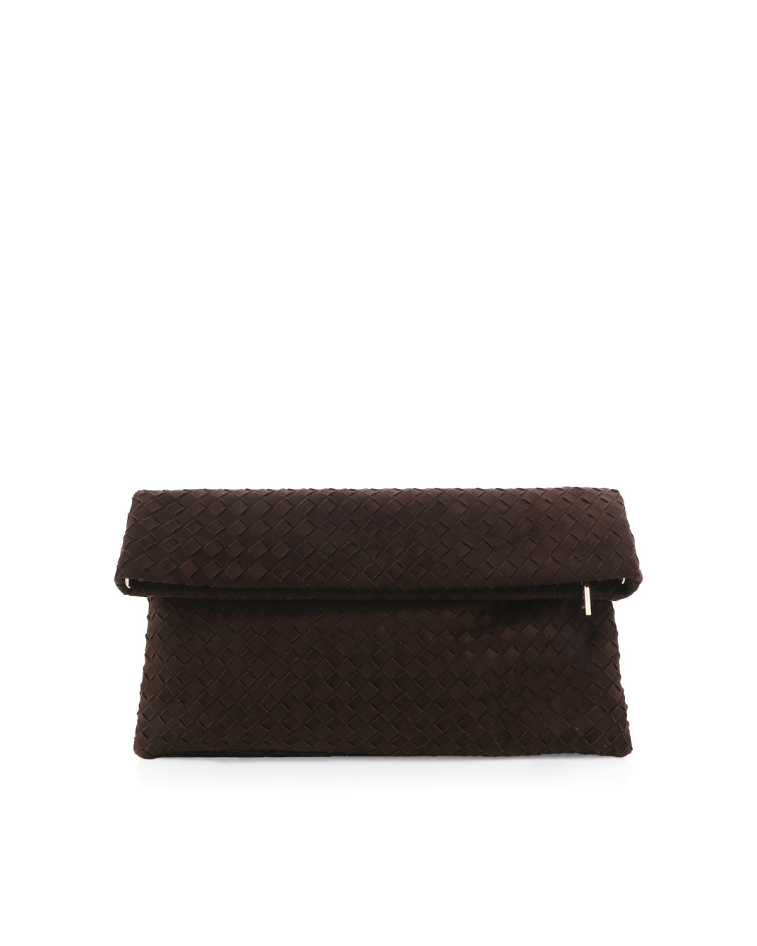 Billini Alicia Clutch Bag in DARK CACAO SUEDE