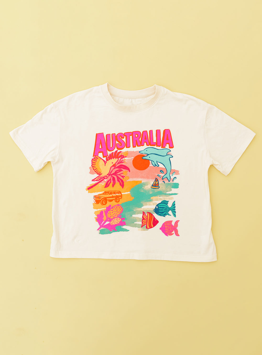 Small Swim Club Australia Travel T Shirt in Australia Travel