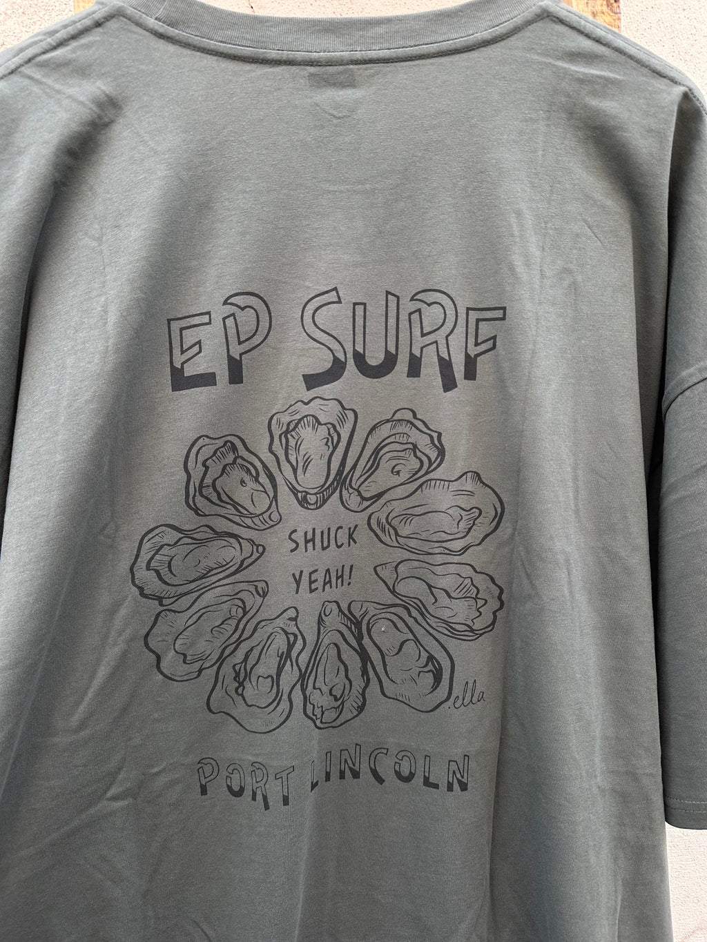 EP SURF Mens Shuck Yeah Tee - Black/White