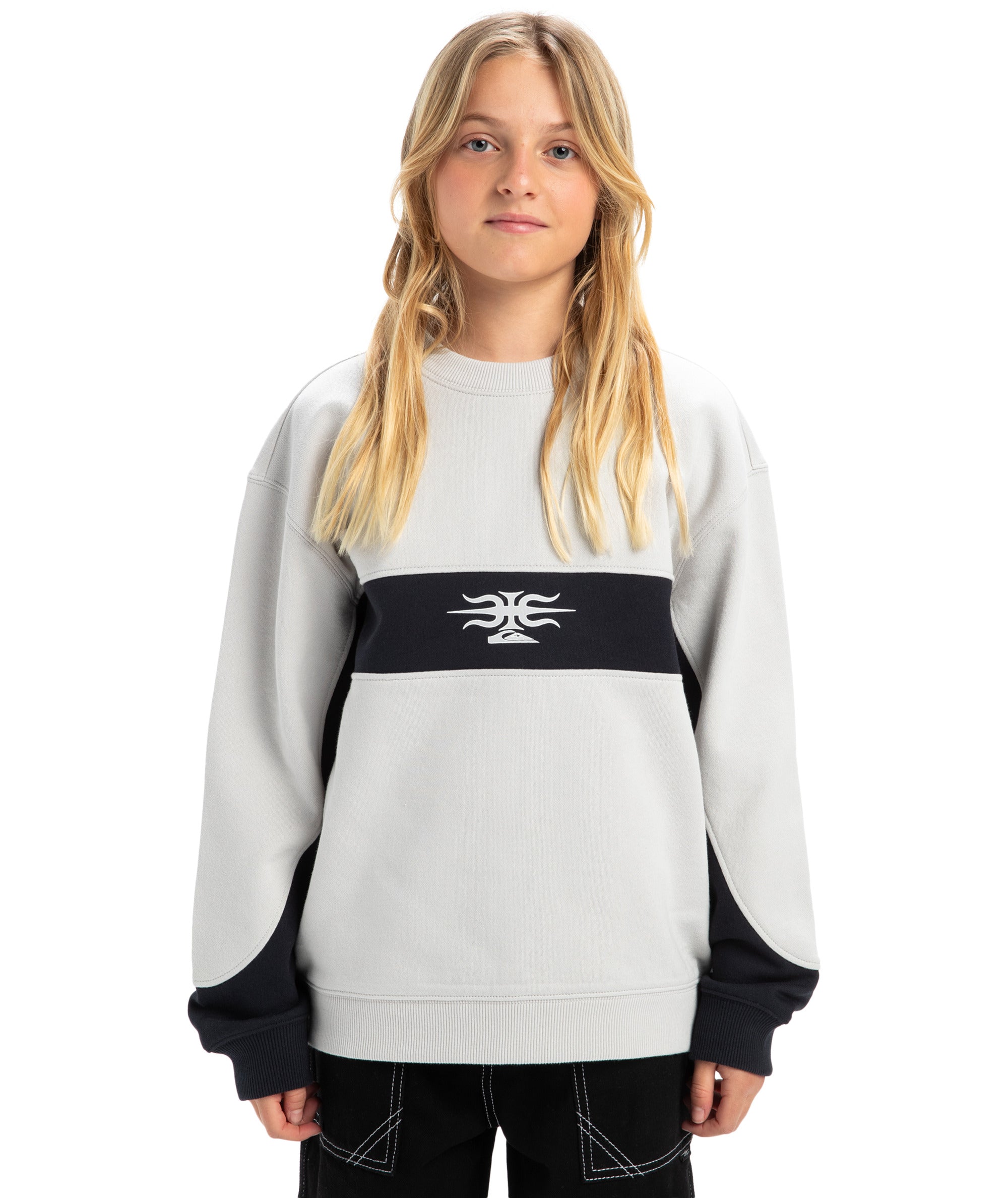 Quiksilver Mercury Devil Crew Youth in LUNAR ROCK