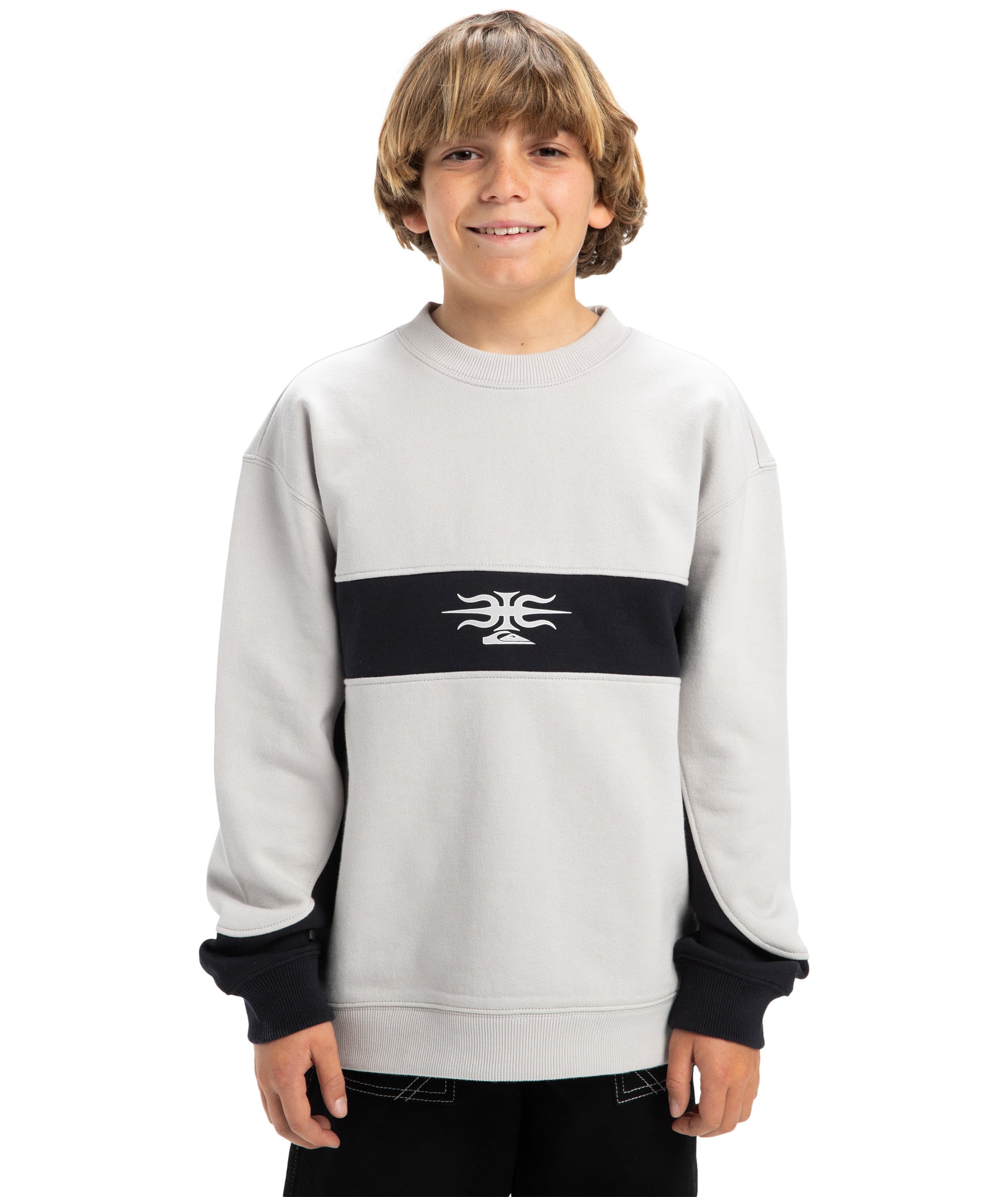 Quiksilver Mercury Devil Crew Youth in LUNAR ROCK