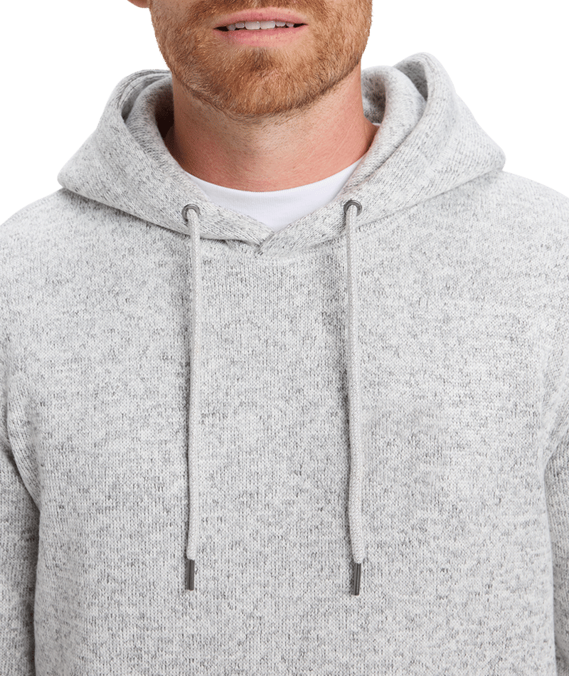 Quiksilver Keller Hoodie in LIGHT GREY HEATHER
