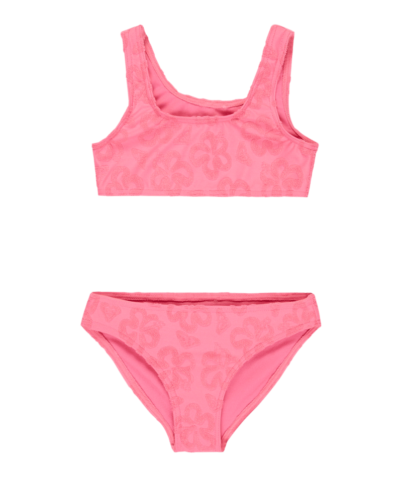 Roxy Flip Flower Bralette Set in PINK COSMOS FLIP FLOWER TERRY
