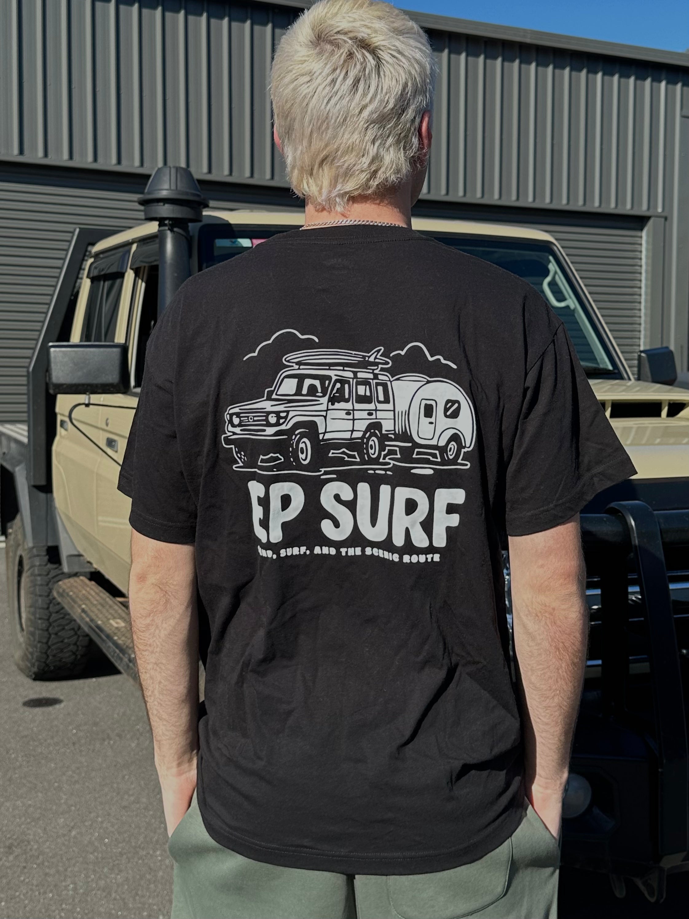 EP SURF Mens Troopy Tee - Black